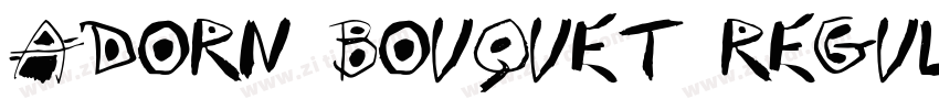 Adorn Bouquet Regula字体转换